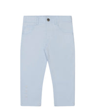 Mitch and son Arden twill pale blue trousers